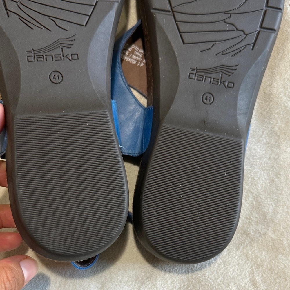 Dansko Reece Women's Vibrant Blue Sandals - Picture 8 of 13